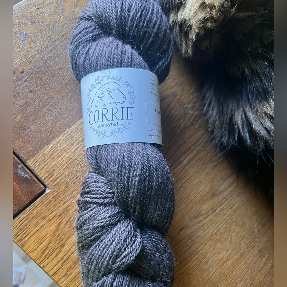 Corrie worsted La Bien Aimeé (Aimee) Moria Dark Grey